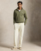 Double-Knit Quarter-Zip Pullover